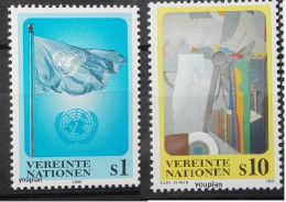 United Nations 1996, Flag Of UN And Art, MNH Stamps Set - Unused Stamps