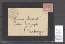Tunisie - Lettre - Bureau De KSOUR ES SAF - 1911 - Storia Postale