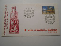 Espagne Fdc , Exposicion Filatelia Gerona 1971 - FDC