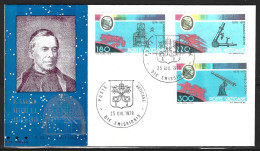 VATICAN. N°675-7 Sur Enveloppe 1er Jour De 1979. Astronome Seccht. - Astronomie