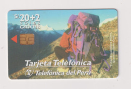 PERU  - Trekking Chip Phonecard - Perù