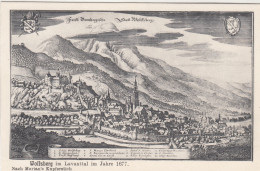 E4875) WOLFSBERG Im Lavanttal - Im JAhre 1677 Nach Merian Kupferstich - Alte AK - Kunstverlag LÖWENTHAL - Wolfsberg