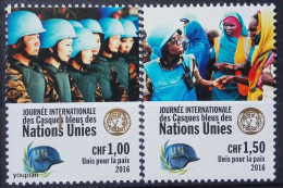 United Nations 2016, International Day Of United Nations Peacekeepers, MNH Unusual Stamps Set - Nuevos