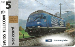 Switzerland: Swiss Telecom 05/97 BLS Lötschbergbahn - Suisse