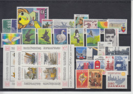 Denmark 1986 - Full Year MNH ** - Ganze Jahrgänge