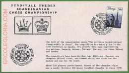 ZA0286 - SWEDEN -  Postal History - Special Cover - Chess - 1979 - Echecs