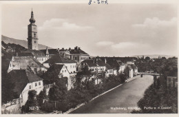 E4880) WOLFSBERG - Kärnten - Partie An Der LAVANT - Alte FOTO AK - KIRCHTURM Hinter Häuser Ragt Heraus ALT ! 1940 - Wolfsberg