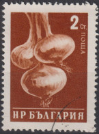1958 Bulgarien ° Mi:BG 1079A, Sn:BG 1020, Yt:BG 937, Onions, Zwiebeln - Gebraucht