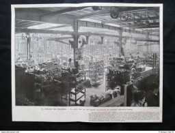 Fougères: Laboratorio In Una Fabbrica Di Scarpe Chiusa Stampa Del 1907 - Autres & Non Classés