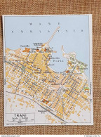 Pianta O Piantina Del 1978 La Città Di Trani Puglia T.C.I. - Carte Geographique