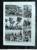 Carosello Napoli: Vittorio Emanuele III E Principi Savoia Stampa Del 1937 - Altri & Non Classificati