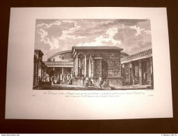 Pompei Il Tempio Di Iside Prima Eruzione 79 D.C Voyage Pittoresque Di Saint Non - Altri & Non Classificati