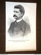 Presidente Del Consiglio Dei Ministri Sidney Costantino Sonnino Di Pisa - Ante 1900