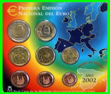 ESPAÑA EUROSET AÑO 2002 ESTA EMISIÓN INCLUYE LA COLECCIÓN DE LAS MONEDAS EURO ESPAÑOLAS EDICIÓN LIMITADA - Espagne