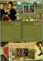 OCB 4085/86 BL185 + France Carnet Roger De La Pasture - Rogier Van Der Weyden  Vlaamse Primitieven Primitifs - Documents Commémoratifs