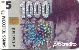 Switzerland: Swiss Telecom 09/96 Banca Procredito. Mint - Svizzera