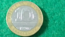 FRANSA-1990          10  FRANK - 5 Centimes