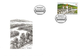 FDC 1022 Czech Republic The Les Kralovstvi Dam 2019 - FDC