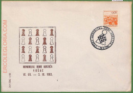 ZA0308 - YUGOSLAVIA - Postal History - EVENT COVER - Chess - 1983 - Echecs