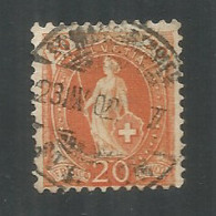Switzerland 1882 Year , Used Stamps Mi # 58 C  - Used Stamps