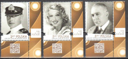 Poland  2017 - People Of Cinema And Theater - Mi.4950-52 - MNH (**) - Nuevos