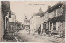 APPOIGNY  RUE DE L EGLISE - Appoigny