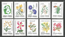 Argentina 1985 Year ,  Mint MNH (**)  Flowers - Unused Stamps