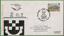 ZA0314 - ISLE OF MAN - Postal History - Special  Cover - Chess - 1979 - Echecs