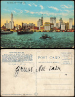 Postcard New York City Sky Line, Dampfer Steamer 1932 - Sonstige & Ohne Zuordnung