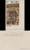 Ansichtskarte Innsbruck Goldenes Dachl 1912 Prägekarte - Innsbruck