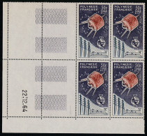 POLYNESIE - PA N° 10  Bloc De 4 Coin Daté - Neufs ** - MNH - Nuevos