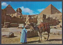 127358/ GIZA, The Great Sphinx And The Pyramid Of Cheops - Guiza