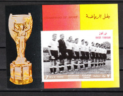 Khor Fakkan   -  1970. Vintage National German Team . Imperforated  MNH - Beroemde Teams