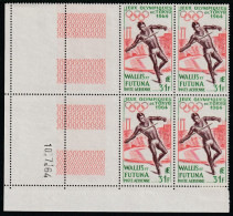 WALLIS - PA N° 21  Bloc De 4 Coin Daté - Neufs ** - MNH - Unused Stamps