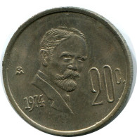 20 CENTAVOS 1974 MEXICO Moneda #AH462.5.E.A - Mexico