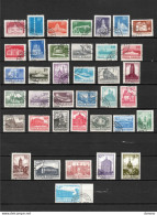 ROUMANIE 1972 Monuments, Bateaux Yvert 2757-2793 + PA 236, Michel 3083-3102  Oblitéré Cote 8,40 Euros - Used Stamps