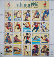 USA 1996, Summer Olympic Games In Atlanta, MNH Unusual Sheetlet - Unused Stamps