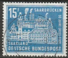 Saarland 1959 MiNr.446   O Gestempelt 50 Jahre Großstadt Saarbrücken ( A 605 ) - Gebraucht