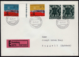 Liechtenstein Expressbrief 1961 Schellenberg  - Ruggell (Spidach)   (23260 - Europe (Other)