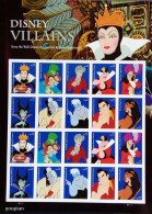 USA 2017, Disney Villains, MNH Sheetlet - Ongebruikt