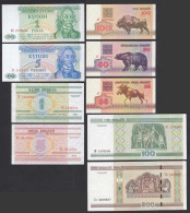 9 Stück Verschiedene Banknoten Der Europa AUNC    (32220 - Other & Unclassified