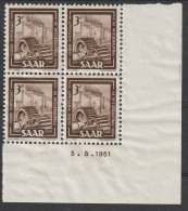 SARRE - YT N° 284 Bloc De 4 Cdf - Neufs ** - MNH - Ongebruikt