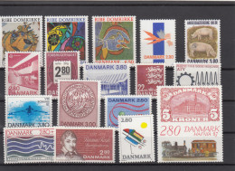 Denmark 1987 - Full Year MNH ** Excluding Exhibition Block - Ganze Jahrgänge