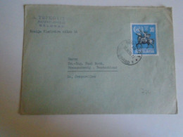 D201425  Yugoslavia   Cover - 1955 Beograd - A. Trpkovitch  Patent Bueau  -sent To Braunschweig -Germany - Cartas & Documentos