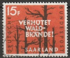 Saarland 1958 MiNr.431   O Gestempelt Waldbrandverhütung ( A 1050 ) - Gebraucht