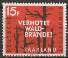 Saarland 1958 MiNr.431   O Gestempelt Waldbrandverhütung ( A 1051 ) - Gebraucht