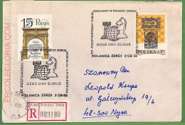 ZA0339 - POLAND - Postal History - SPECIAL POSTMARK On  COVER - Chess - 1983 - Echecs