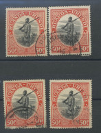 50F Soldat Ø  N°146    4x  Bel Ex.  Mooi Zegel - Usados