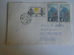 D201426 Czechoslovakia  Cover - Ca 1981  To 3133 Traismauer Rakousko (Austria) - Brieven En Documenten