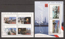 Dominica - MNH Set Of 2 Sheets - CITIES OF THE WORLD - ANTWERP - Sonstige & Ohne Zuordnung